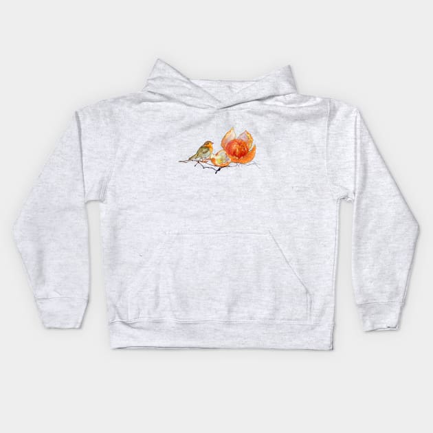 The Little Gourmand 06 Kids Hoodie by Miki De Goodaboom